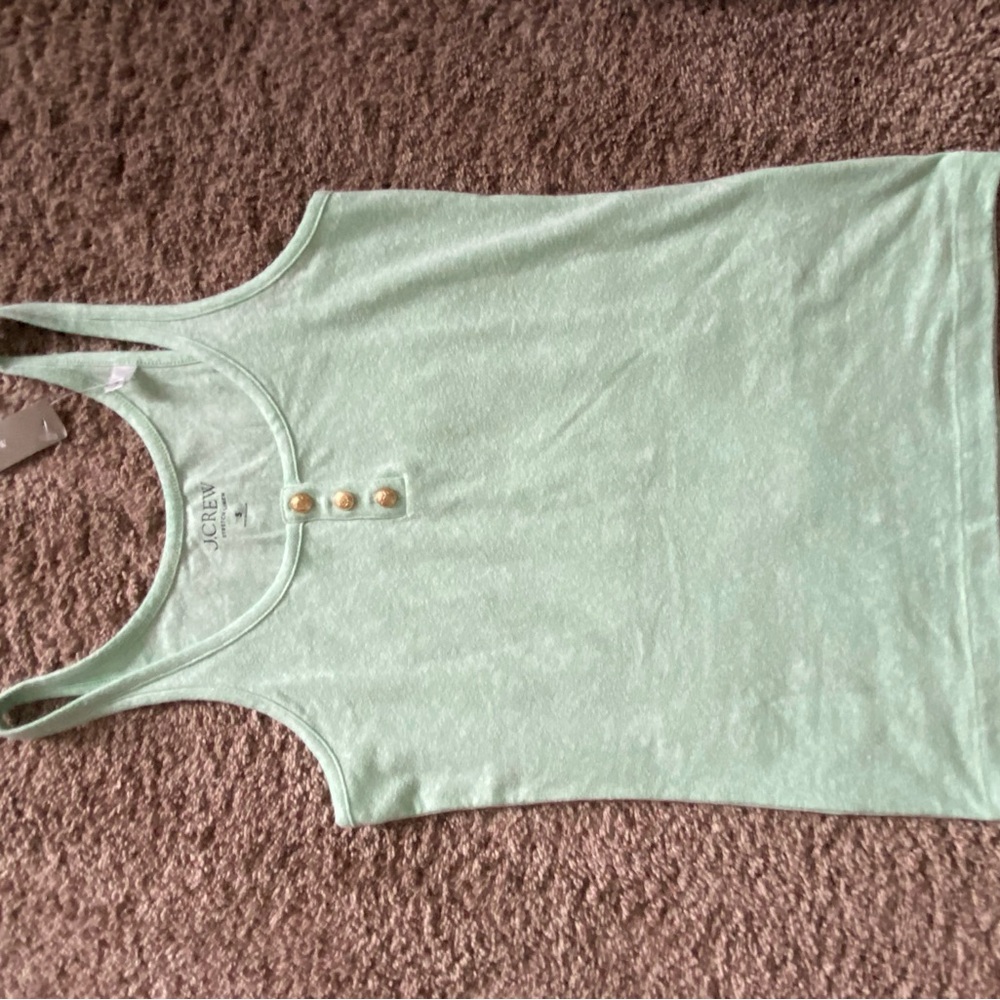 J Crew stretch linen tank